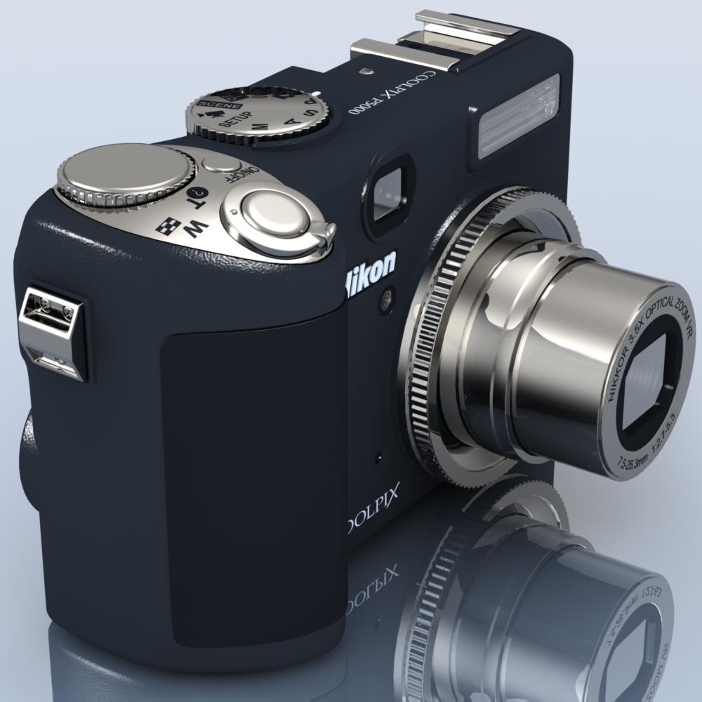 nikon coolpix p50003d模型